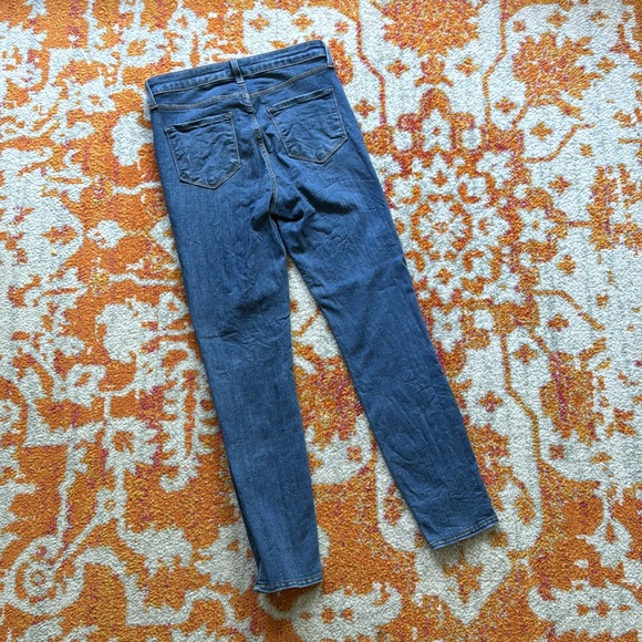 L’AGENCE High Rise Dark Wash Skinny Jeans - Picture 8 of 12